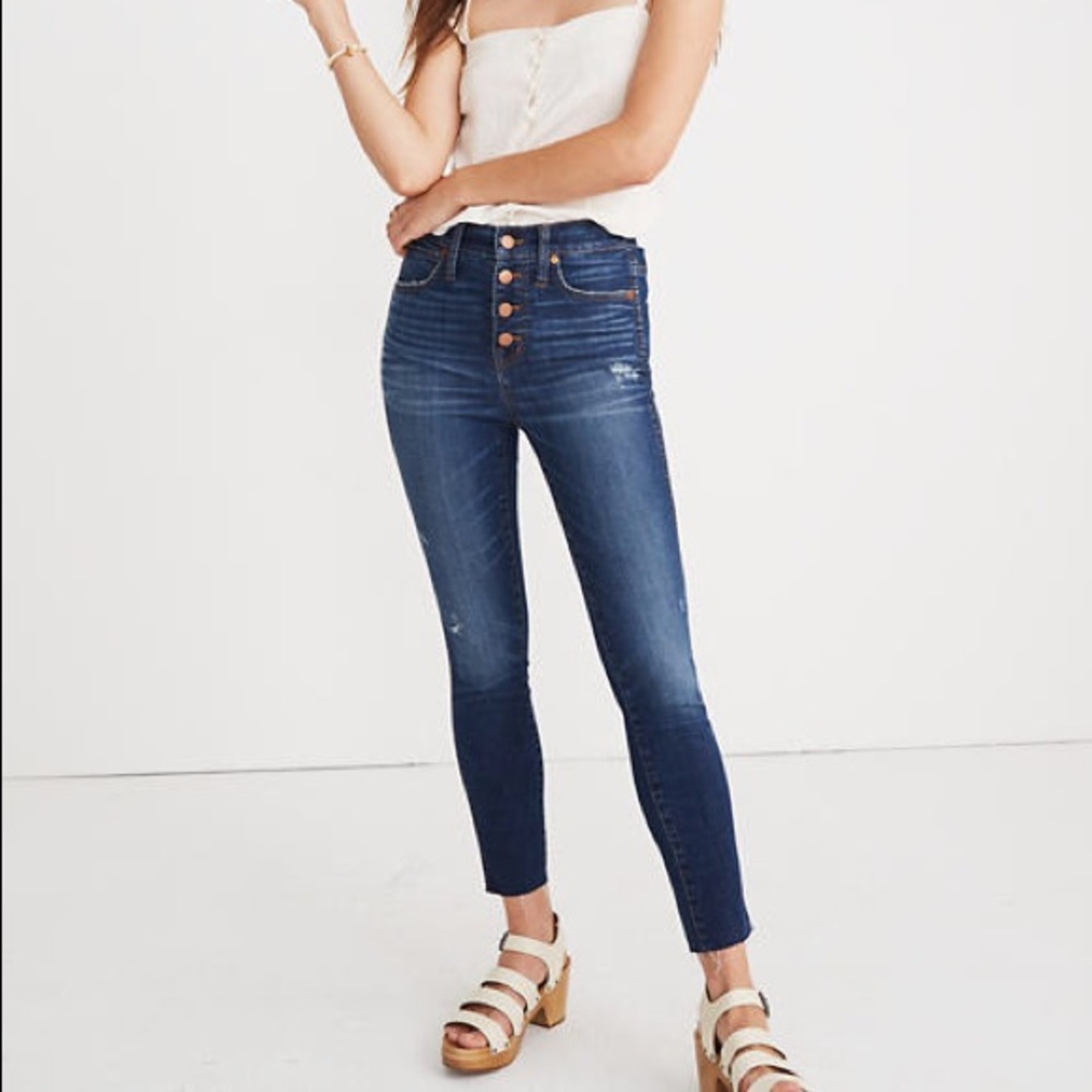 Madewell 10” High- rise Skinny size 24